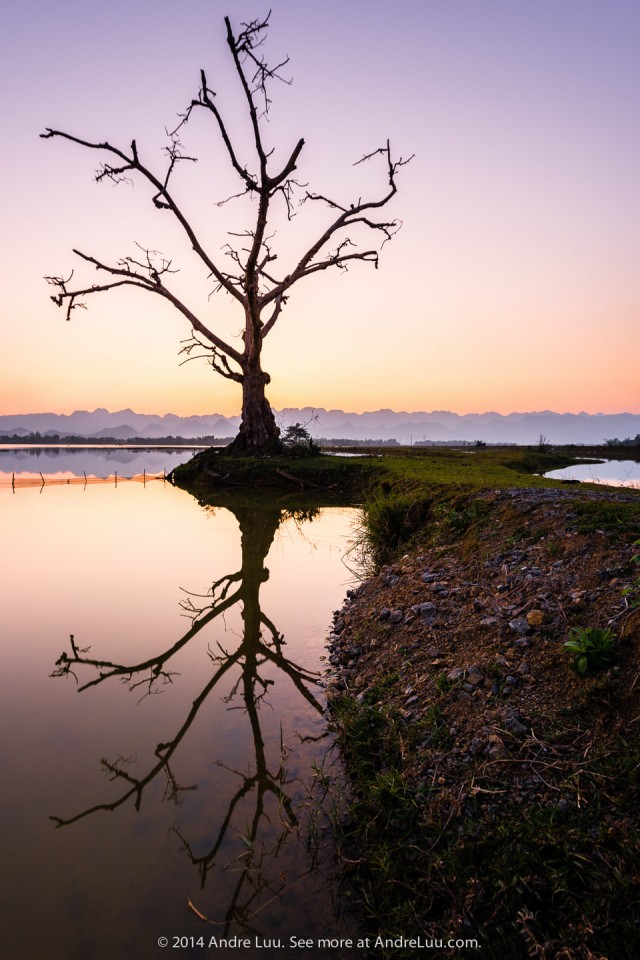 Tốc độ 0.6 Giây, F5.6, ISO 100 Custom WB 4500K, tiêu cự 16mm.